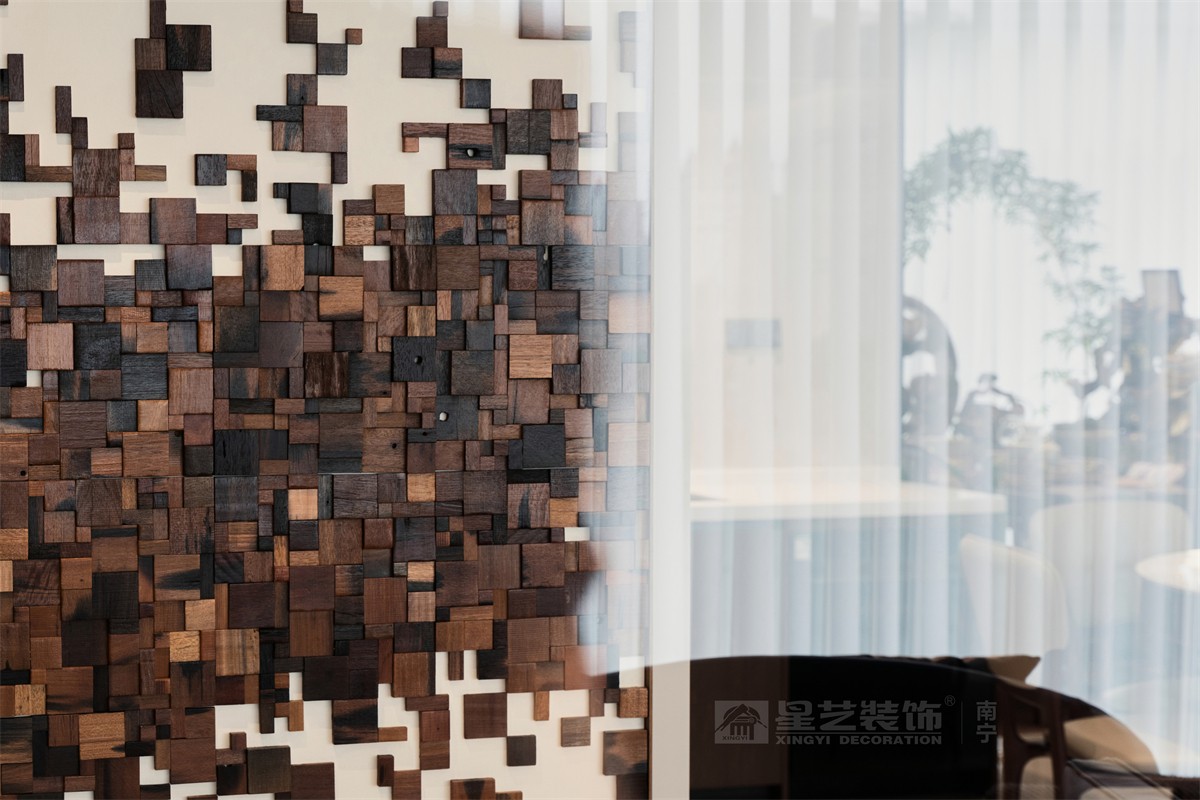 华润西园润府143平意式轻奢入户装修完工实景图