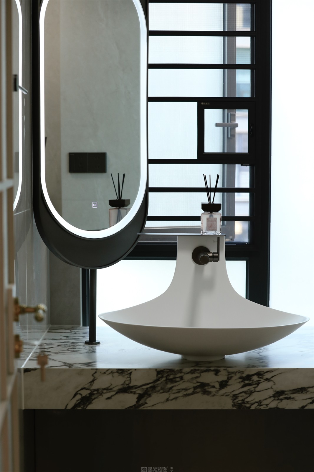 建发缦云143平法式风格卫生间装修实景图