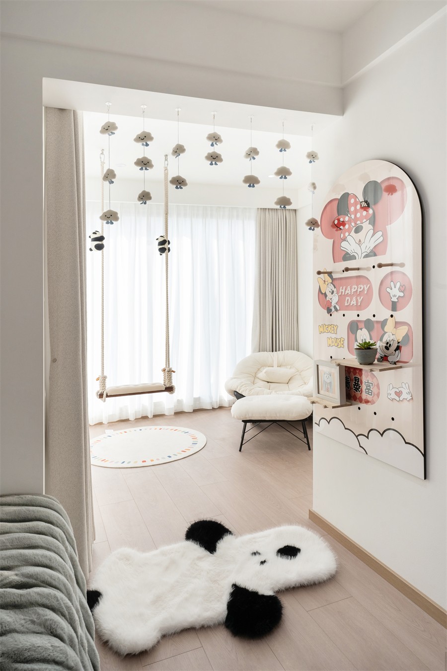 锦官府100平儿童房装修完工实景图